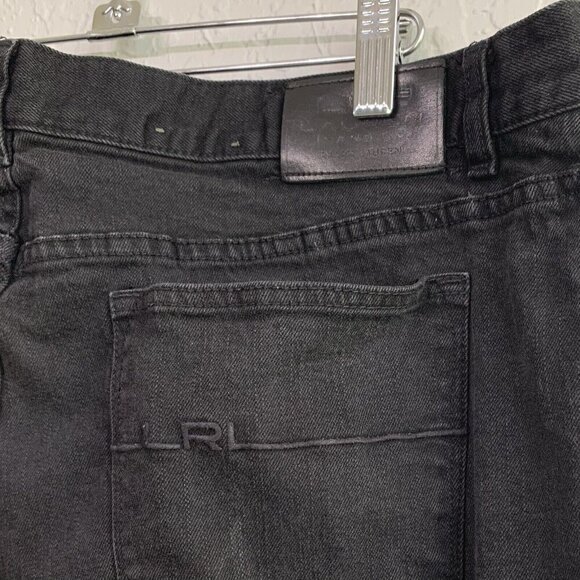 Lauren Ralph Lauren Classic Straight Jeans Womens 18 W Plus Black Higher Rise - Picture 7 of 11